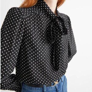 NWT & Other Stories | Neck Tie Silk Blouse | Size 6
